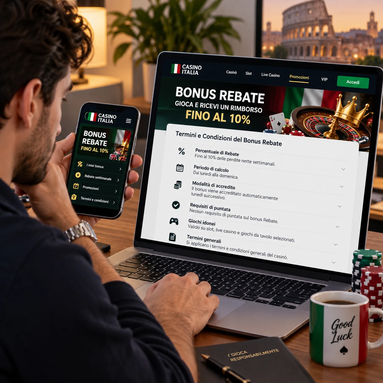 Bonus Rebet nei casinò online italiani nel 2026: come funziona, come richiederlo e valutare un’offerta vantaggiosa
